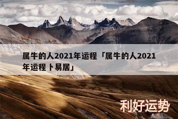 属牛的人2024年运程及属牛的人2024年运程卜易居