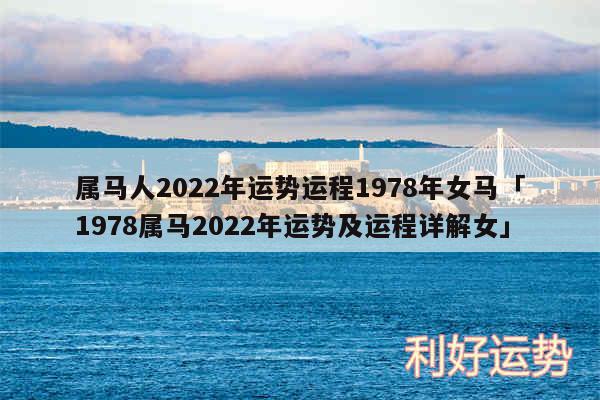 属马人2024年运势运程1978年女马及1978属马2024年运势及运程详解女