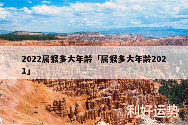 2024属猴多大年龄及属猴多大年龄2024