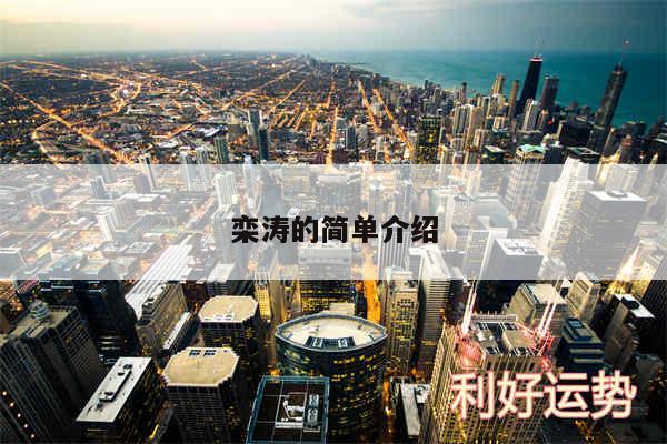 栾涛的简单介绍