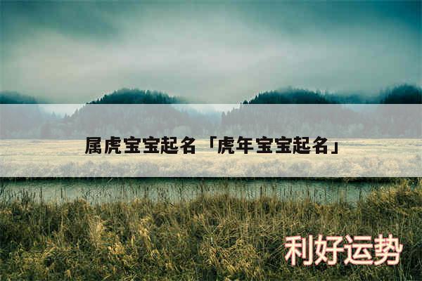 属虎宝宝起名及虎年宝宝起名