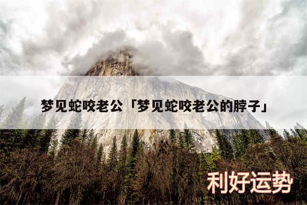 梦见蛇咬老公及梦见蛇咬老公的脖子
