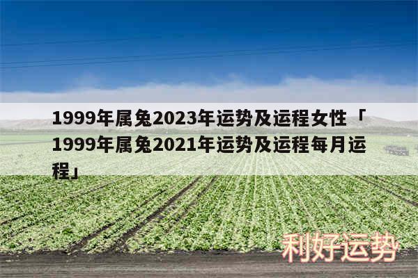 1999年属兔2024年运势及运程女性及1999年属兔2024年运势及运程每月运程