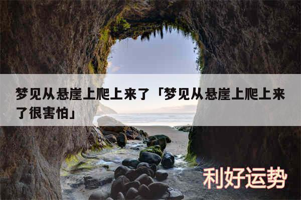 梦见从悬崖上爬上来了及梦见从悬崖上爬上来了很害怕