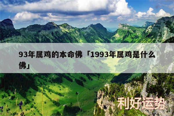 93年属鸡的本命佛及1993年属鸡是什么佛