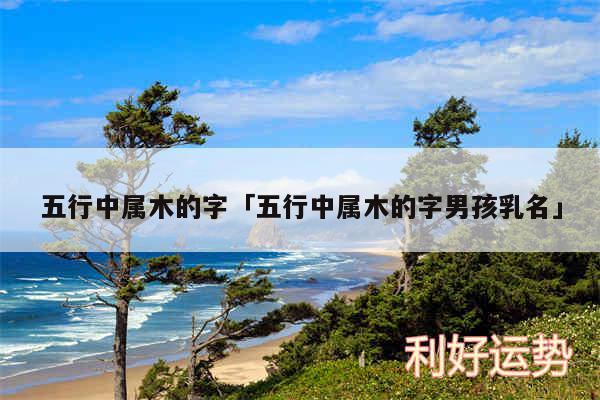 五行中属木的字及五行中属木的字男孩乳名