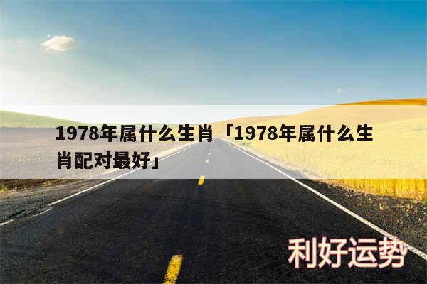 1978年属什么生肖及1978年属什么生肖配对最好