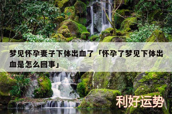 梦见怀孕妻子下体出血了及怀孕了梦见下体出血是怎么回事