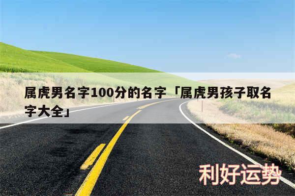 属虎男名字100分的名字及属虎男孩子取名字大全