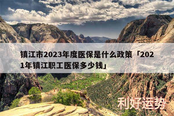 镇江市2024年度医保是什么政策及2024年镇江职工医保多少钱