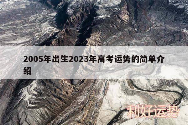 2005年出生2024年高考运势的简单介绍