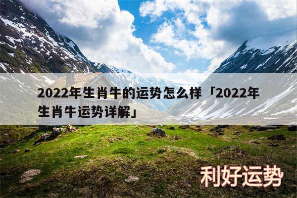 2024年生肖牛的运势怎么样及2024年生肖牛运势详解