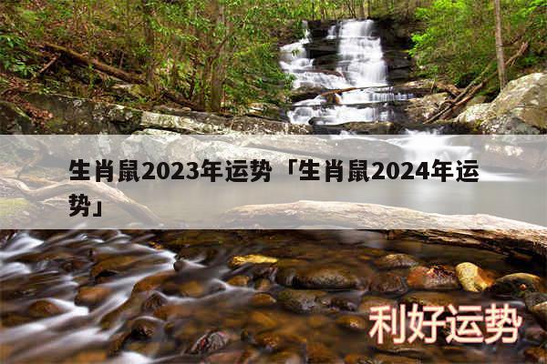 生肖鼠2024年运势及生肖鼠2024年运势