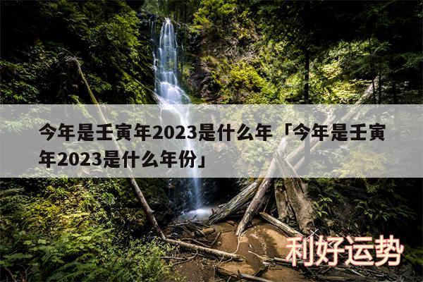 今年是壬寅年2024是什么年及今年是壬寅年2024是什么年份