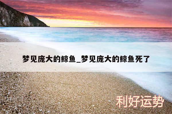 梦见庞大的鲸鱼_梦见庞大的鲸鱼死了