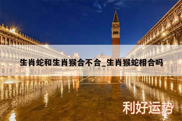 生肖蛇和生肖猴合不合_生肖猴蛇相合吗