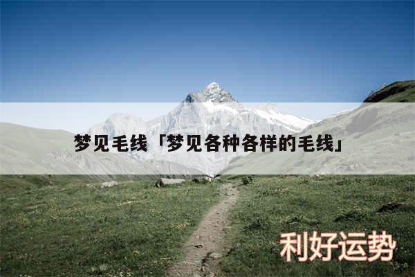 梦见毛线及梦见各种各样的毛线
