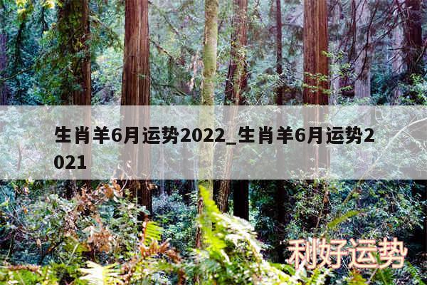生肖羊6月运势2024_生肖羊6月运势2024