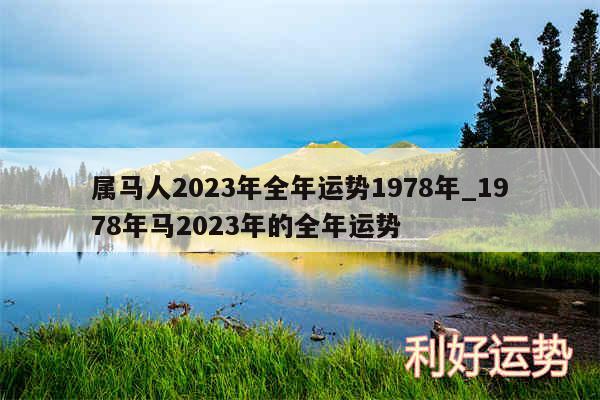 属马人2024年全年运势1978年_1978年马2024年的全年运势