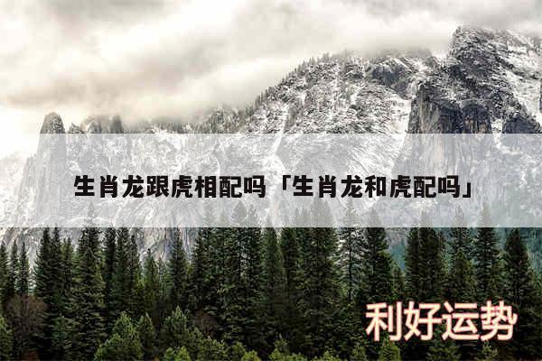 生肖龙跟虎相配吗及生肖龙和虎配吗