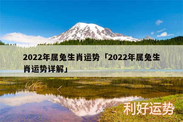 2024年属兔生肖运势及2024年属兔生肖运势详解