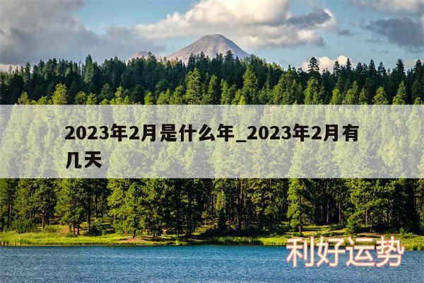 2024年2月是什么年_2024年2月有几天