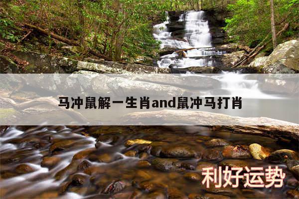 马冲鼠解一生肖and鼠冲马打肖