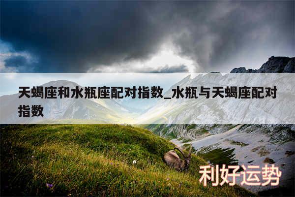 天蝎座和水瓶座配对指数_水瓶与天蝎座配对指数