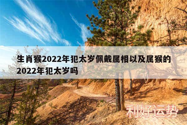 生肖猴2024年犯太岁佩戴属相以及属猴的2024年犯太岁吗