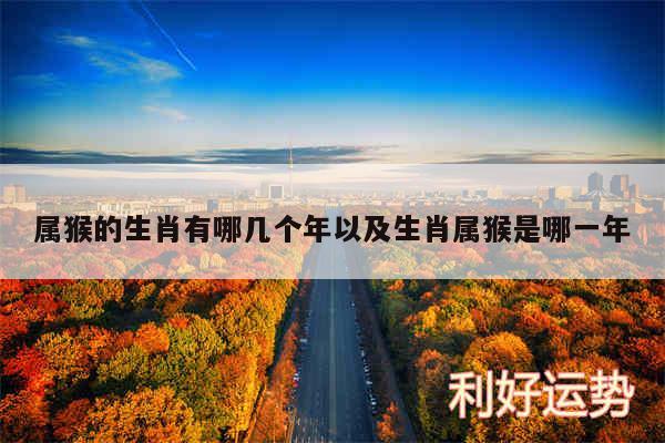 属猴的生肖有哪几个年以及生肖属猴是哪一年