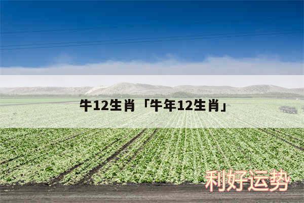 牛12生肖及牛年12生肖