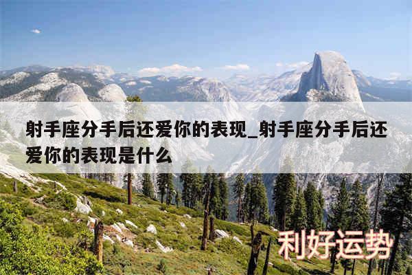 射手座分手后还爱你的表现_射手座分手后还爱你的表现是什么
