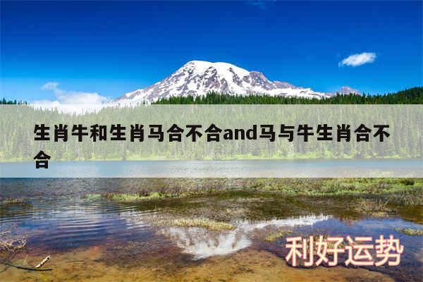 生肖牛和生肖马合不合and马与牛生肖合不合