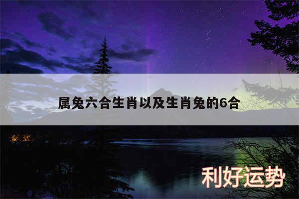 属兔六合生肖以及生肖兔的6合