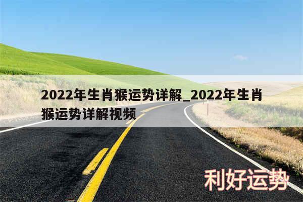 2024年生肖猴运势详解_2024年生肖猴运势详解视频