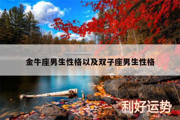 金牛座男生性格以及双子座男生性格