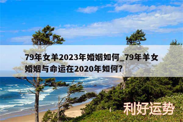 79年女羊2024年婚姻如何_79年羊女婚姻与命运在2020年如何?