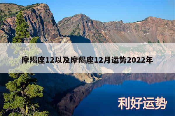 摩羯座12以及摩羯座12月运势2024年