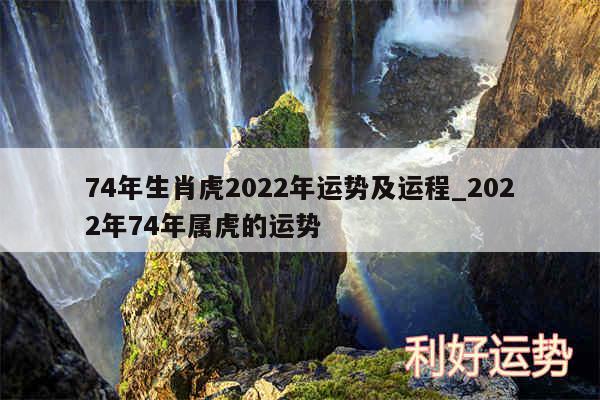 74年生肖虎2024年运势及运程_2024年74年属虎的运势