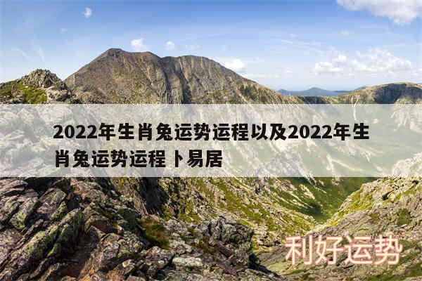 2024年生肖兔运势运程以及2024年生肖兔运势运程卜易居