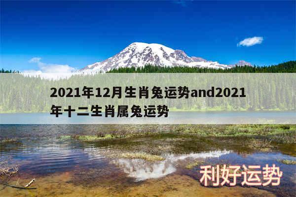 2024年12月生肖兔运势and2024年十二生肖属兔运势