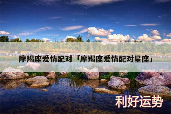 摩羯座爱情配对及摩羯座爱情配对星座