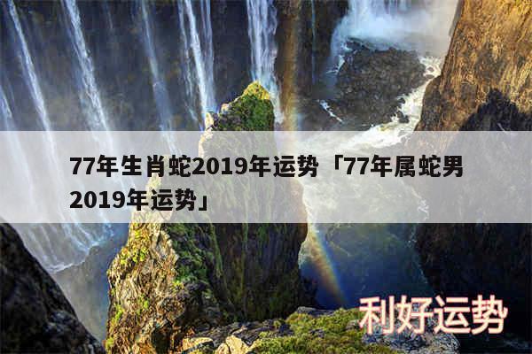 77年生肖蛇2019年运势及77年属蛇男2019年运势