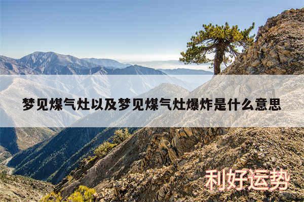 梦见煤气灶以及梦见煤气灶爆炸是什么意思