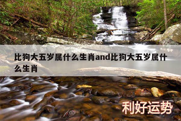 比狗大五岁属什么生肖and比狗大五岁属什么生肖