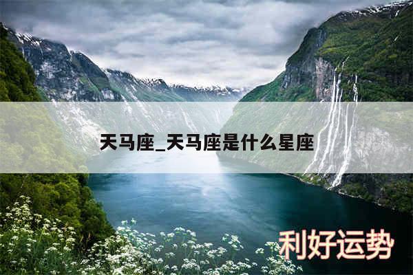 天马座_天马座是什么星座