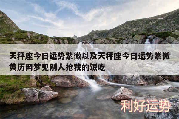 天秤座今日运势紫微以及天秤座今日运势紫微黄历网梦见别人抢我的饭吃