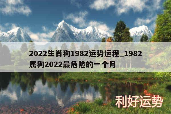 2024生肖狗1982运势运程_1982属狗2024最危险的一个月