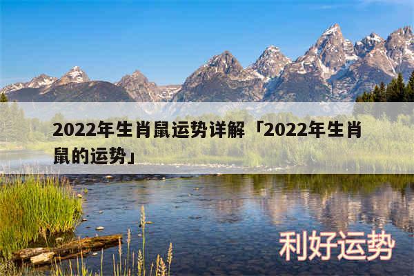 2024年生肖鼠运势详解及2024年生肖鼠的运势