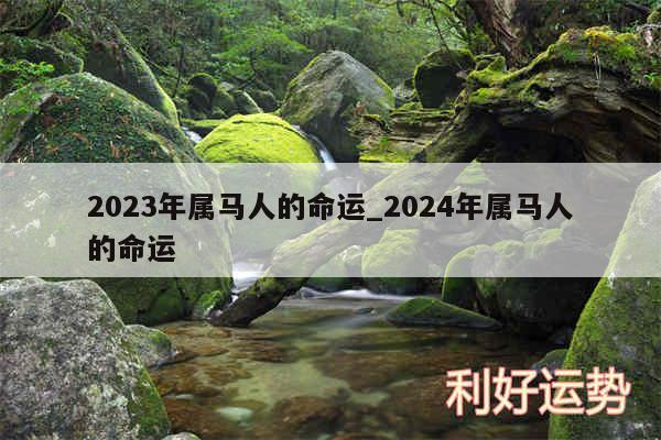 2024年属马人的命运_2024年属马人的命运